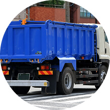 トラックによる不用品回収
