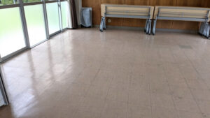 ビニル床タイルにアスベスト対策