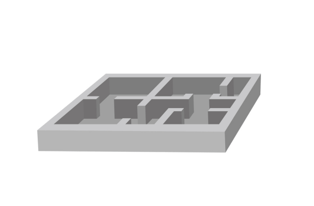 広島の解体工事の基礎撤去