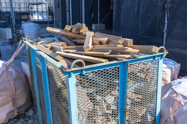 倉敷の解体工事の廃材リサイクルの流れ