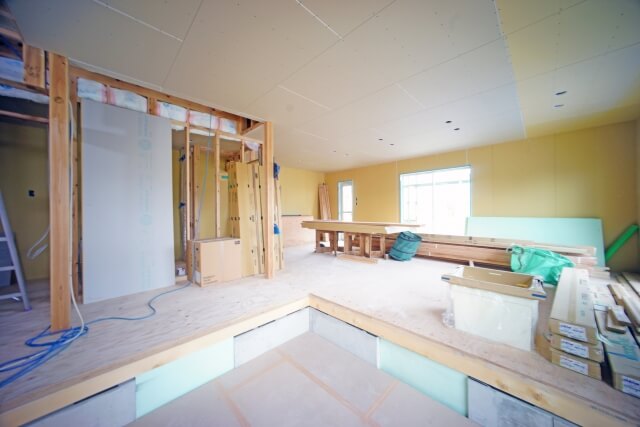 倉敷の内装解体の主な範囲