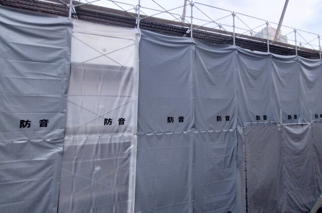 倉敷の解体での仮設工事費の理由