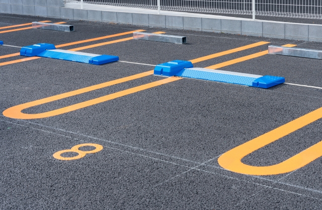 解体後の土地を駐車場として活用するイメージ